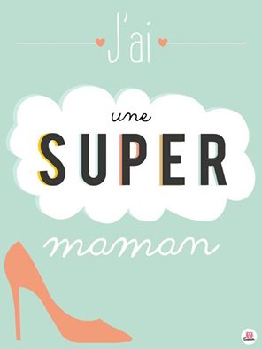 Affiche Maman Bon'Jour